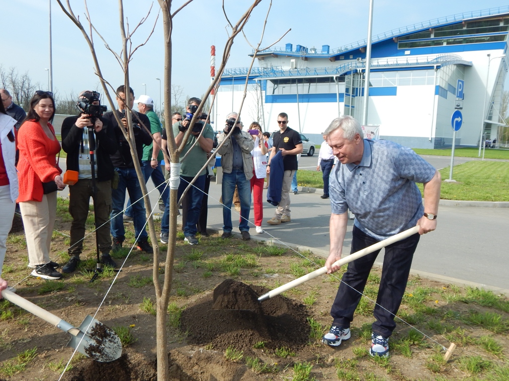 В День древонасаждения заложили Сад памяти в посёлке Орловском